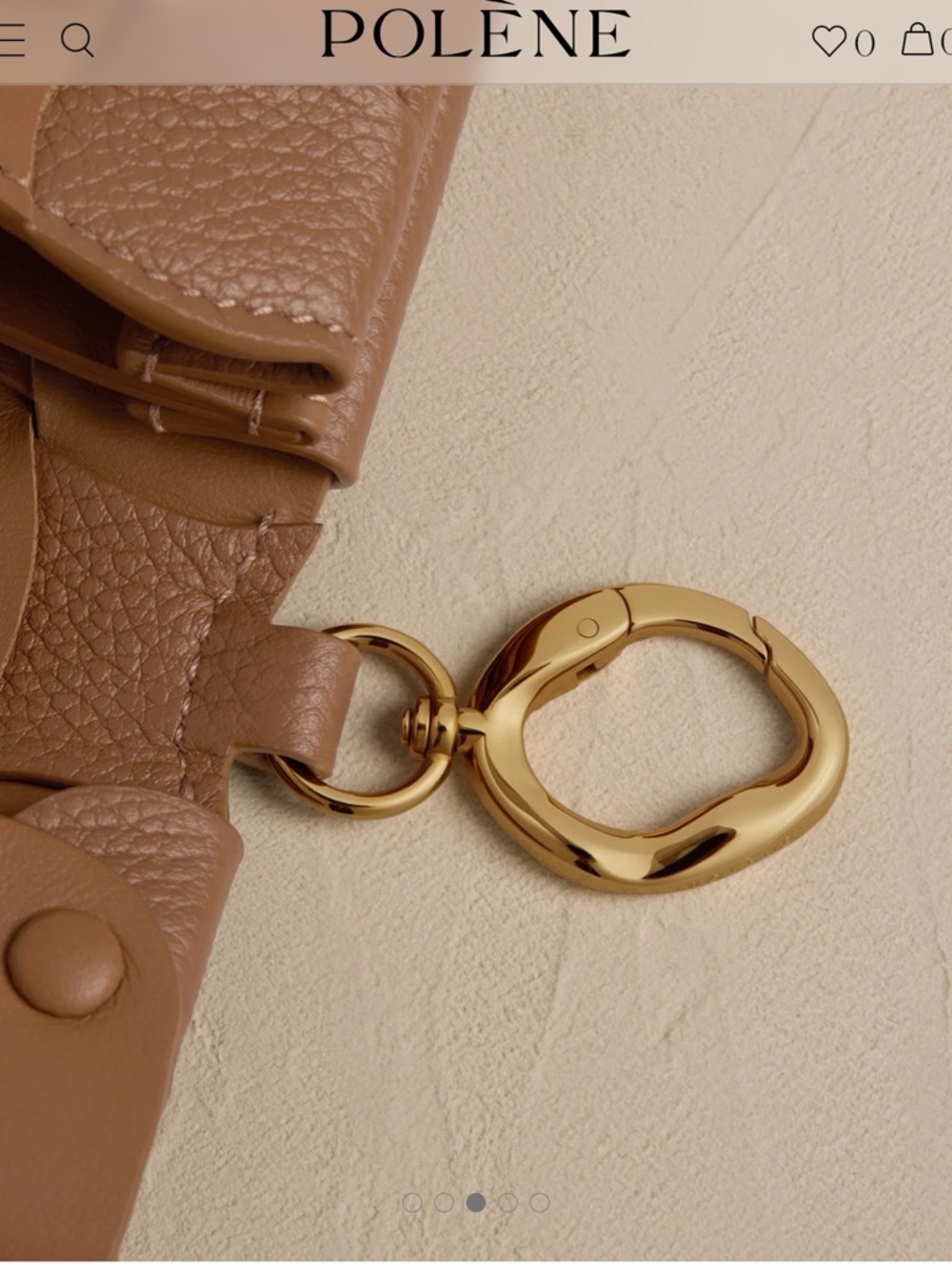 Polène Neiti in Camel - Picture 2 of 5
